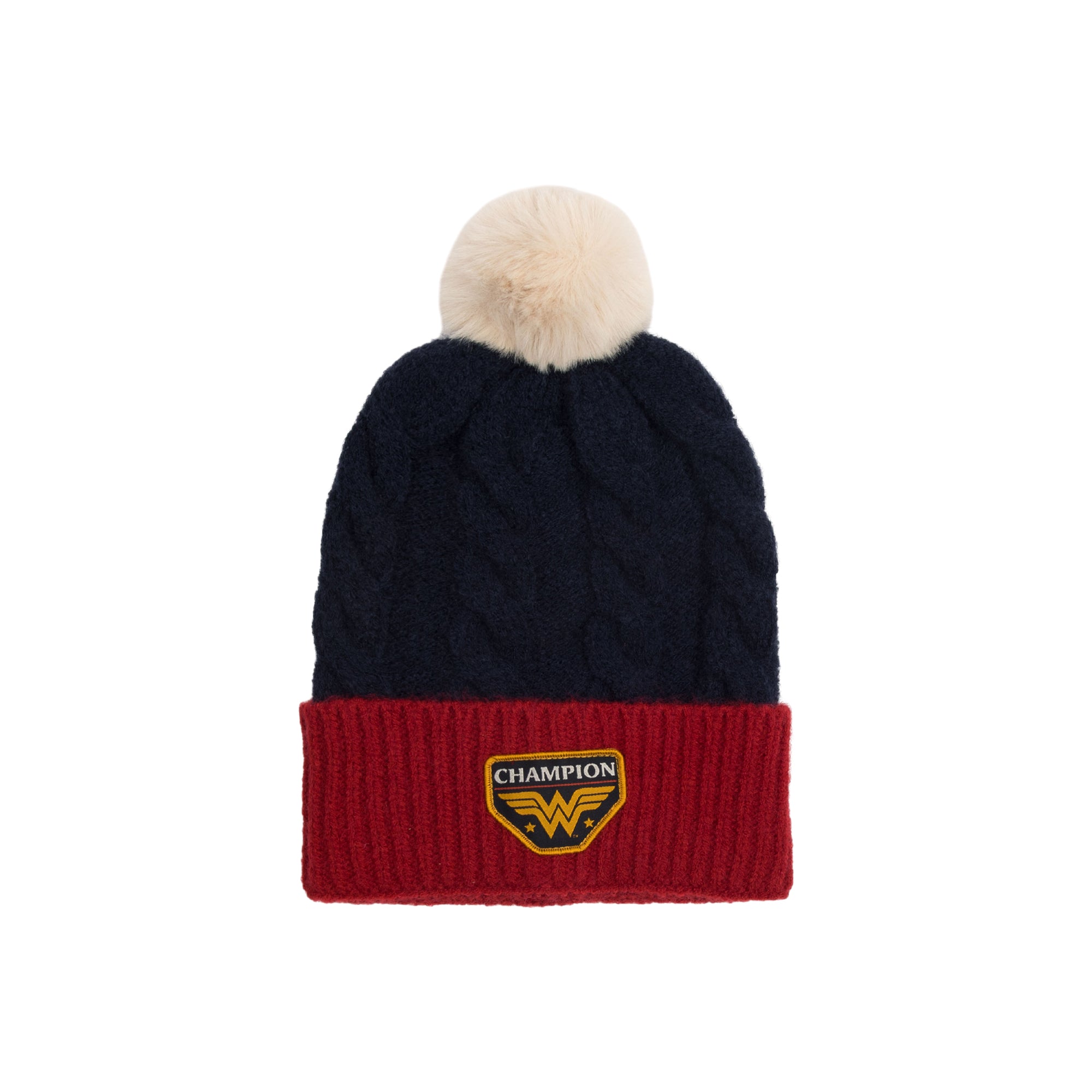 Ensemble écharpe et bonnet en tricot Wonder Woman