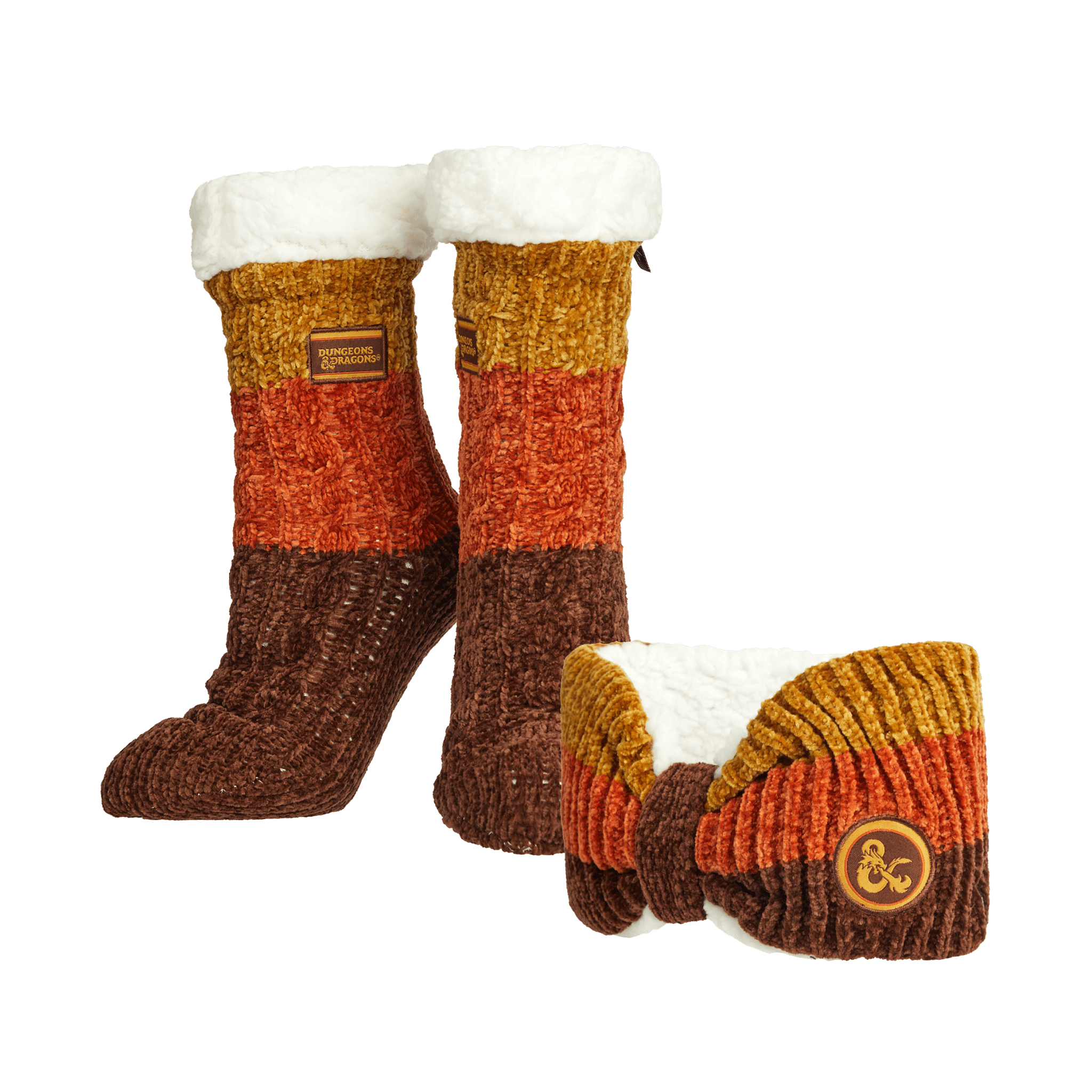 Roll To Hit Sherpa Sock & Headband Set