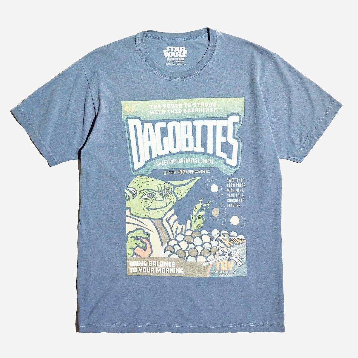 Star Wars Yoda Dagobites Cereal Zine Tee