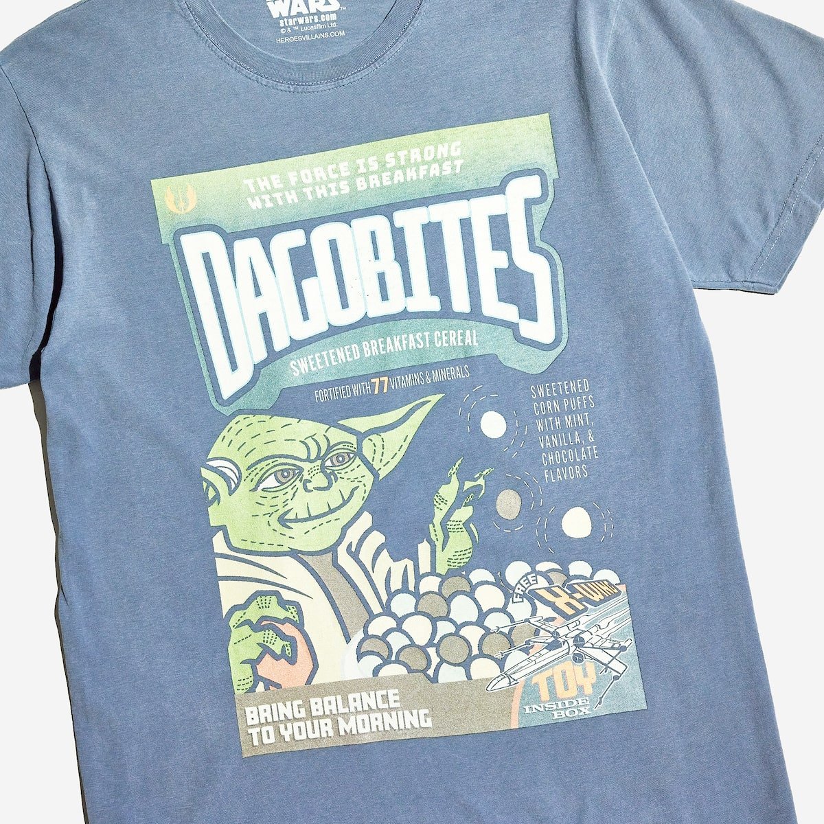 Star Wars Yoda Dagobites Cereal Zine Tee