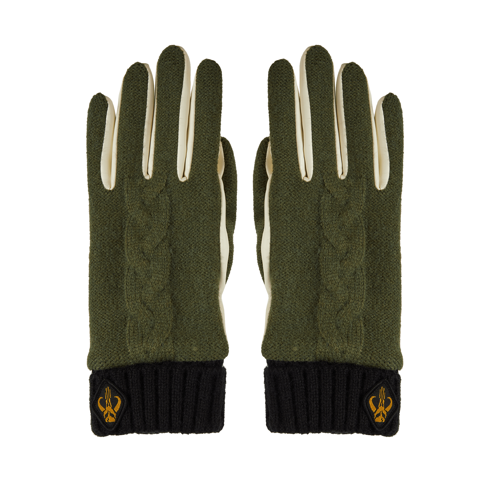 Mandalorian Faux Leather & Knit Gloves