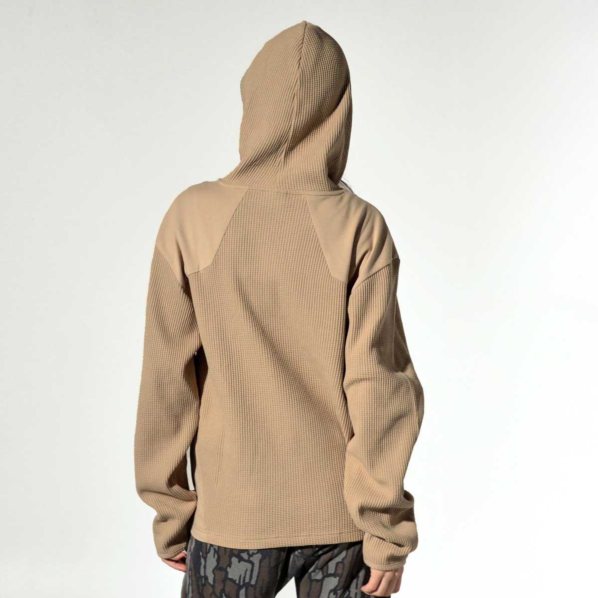 Qui-Gon Jinn Bigger Fish Waffle Knit Hoodie