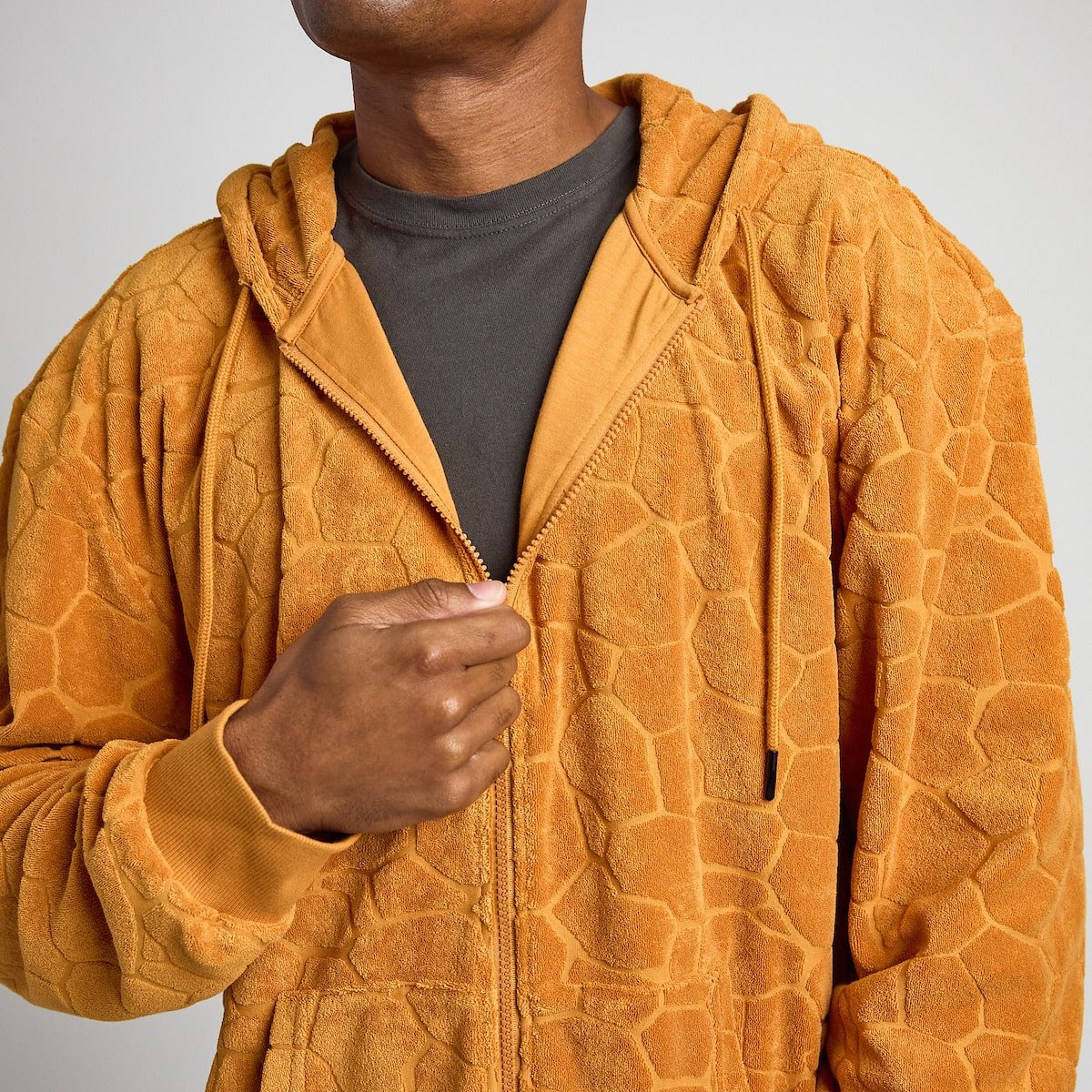 Fantastic Four The Thing Terry Cloth Hoodie