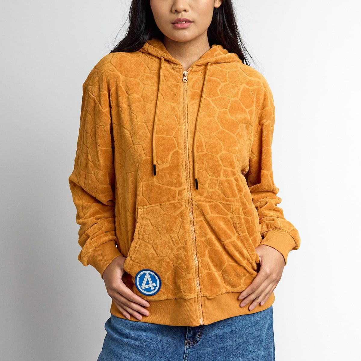 Fantastic Four The Thing Terry Cloth Hoodie