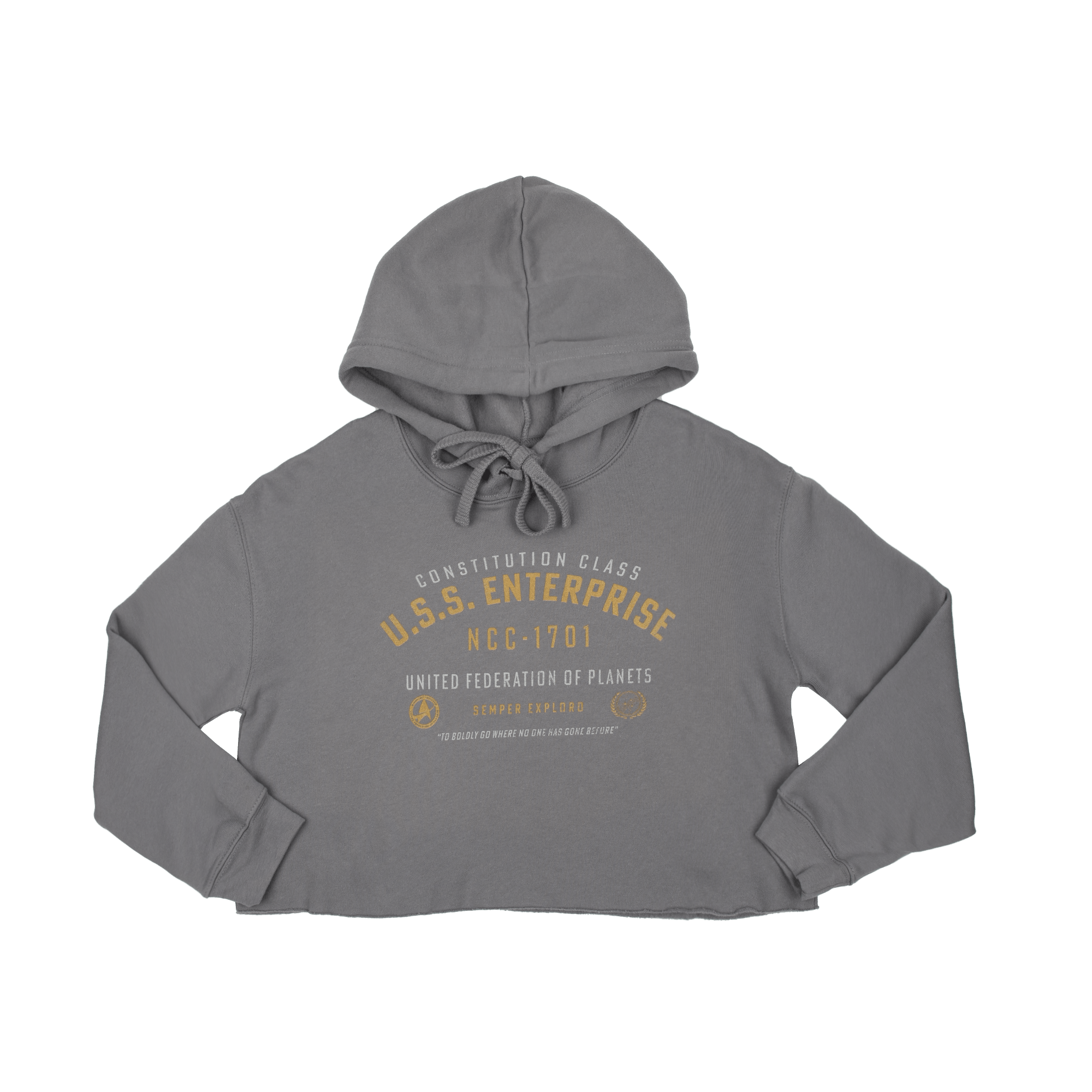 USS Enterprise Cropped hoodie