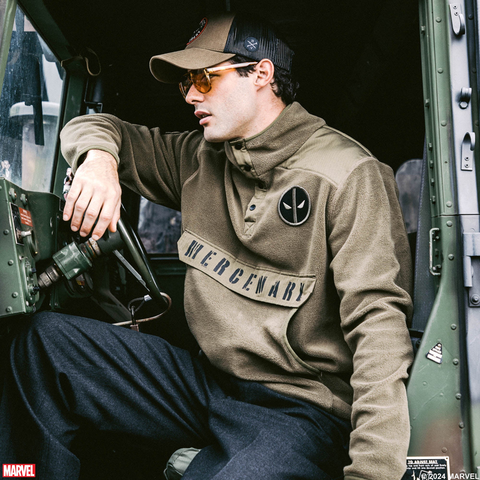 Wade Wilson Mercenary Polar Fleece Pullover