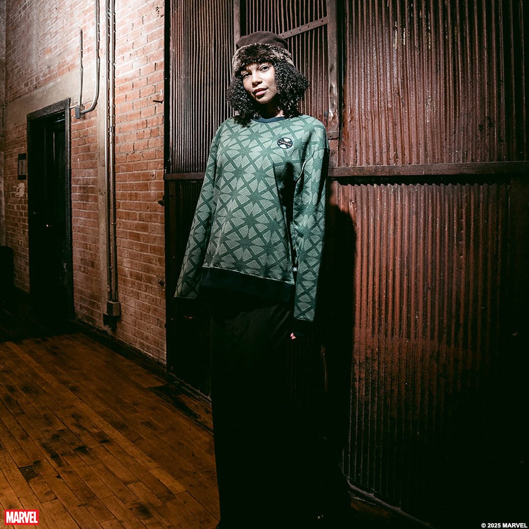 X-Men Rogue Green Crew Sweatshirt