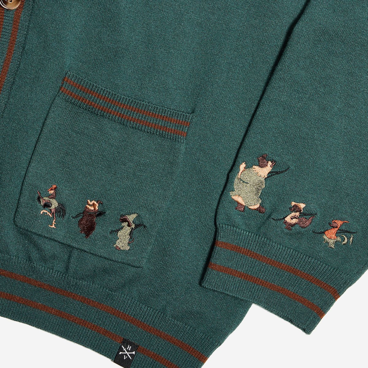 Robin Hood Marching Procession Knit Cardigan