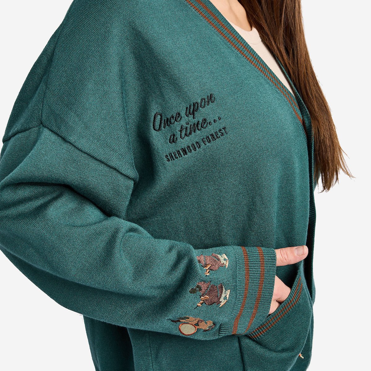 Robin Hood Marching Procession Knit Cardigan