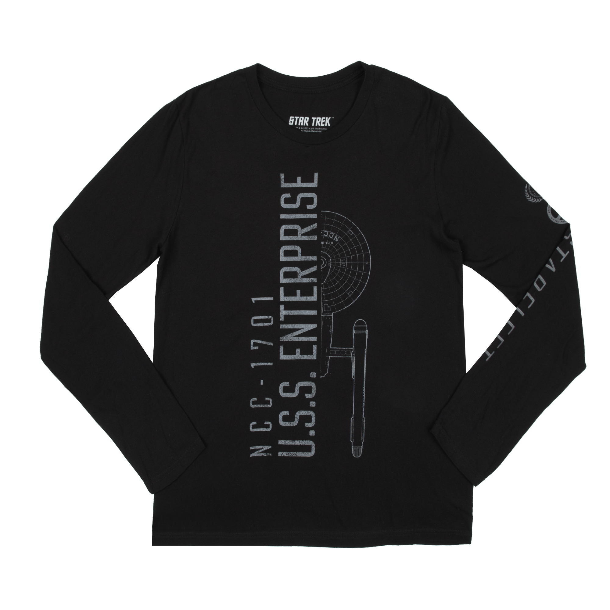 USS Enterprise NCC-1701 Starfleet Long Sleeve