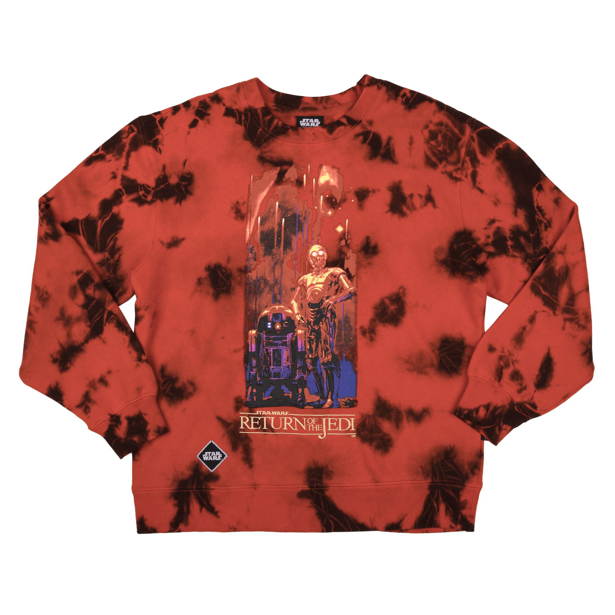 C-3PO & R2-D2 Black & Red Crew Sweatshirt