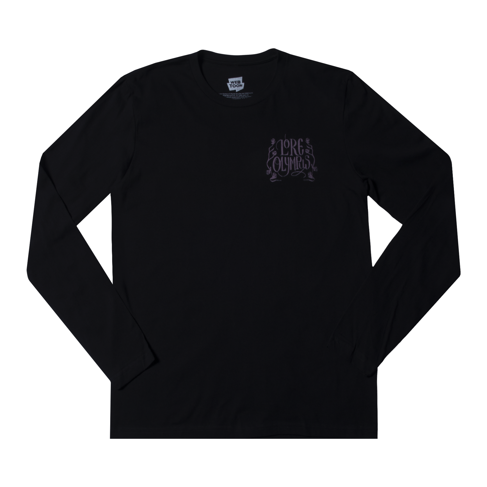 Persephone Among The Trees Black Long Sleeve