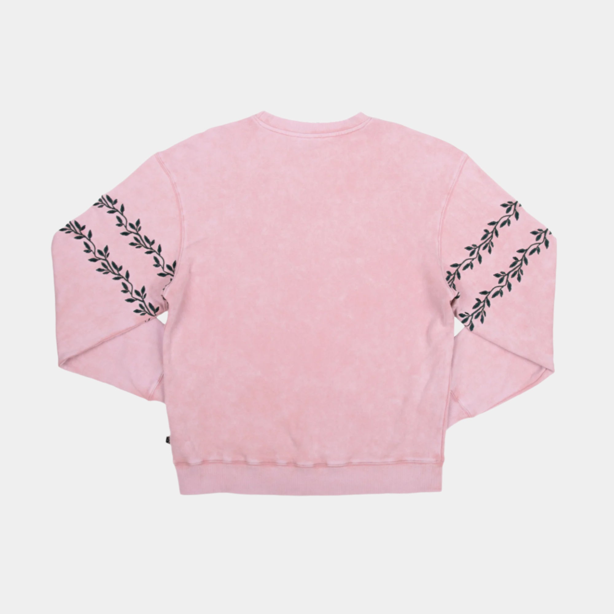 Back of the Breathe In Breathe Out Blush Crew Sweatshirt.