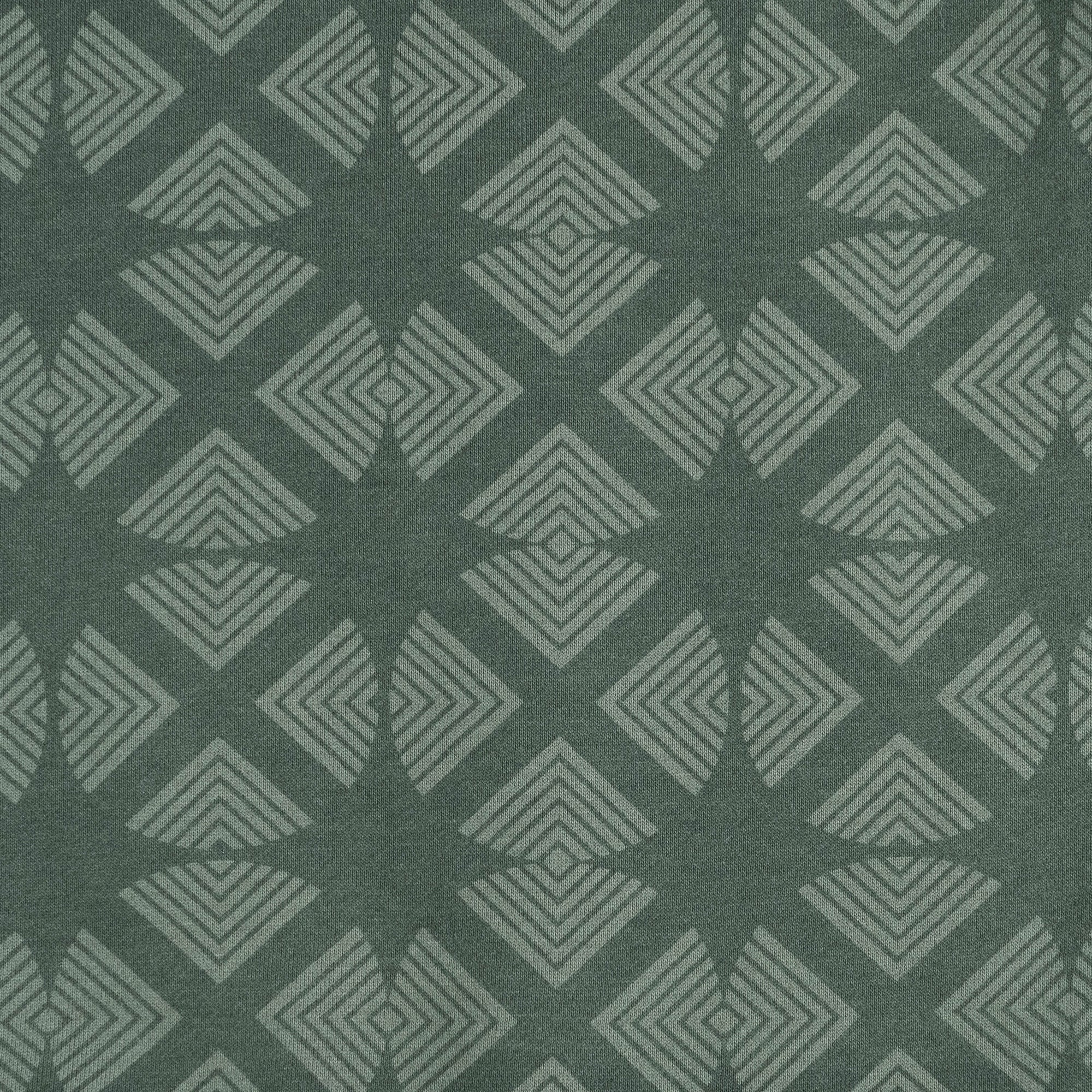 green X-Men Rogue Crew Sweatshirt featuring an intricate geometric pattern.