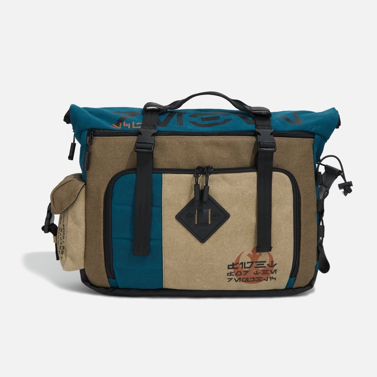 Front main image of the Heroes & Villains Star Wars Rebel Teal Commuter Bag.