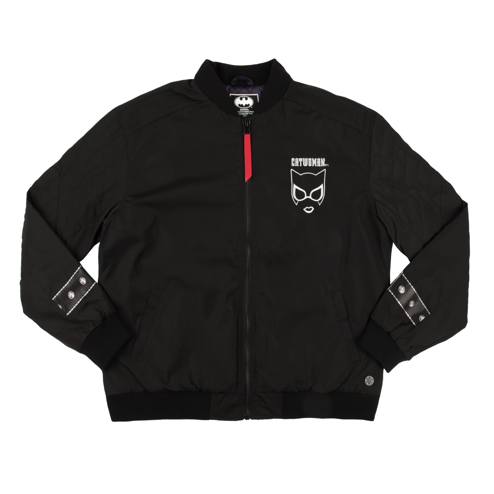Catwoman Nine Lives Black Bomber Jacket