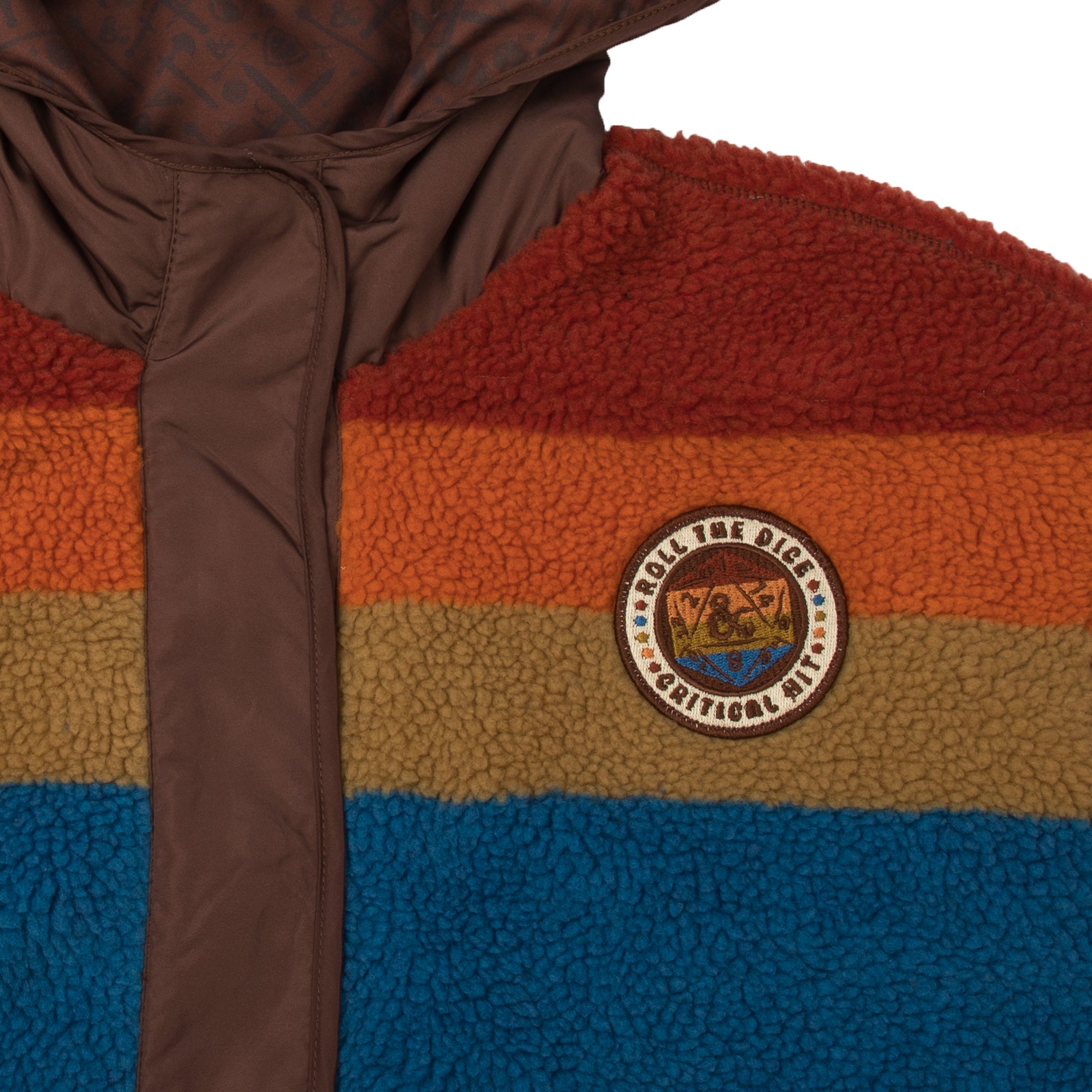 Roll The Dice Sherpa Puffer Jacket