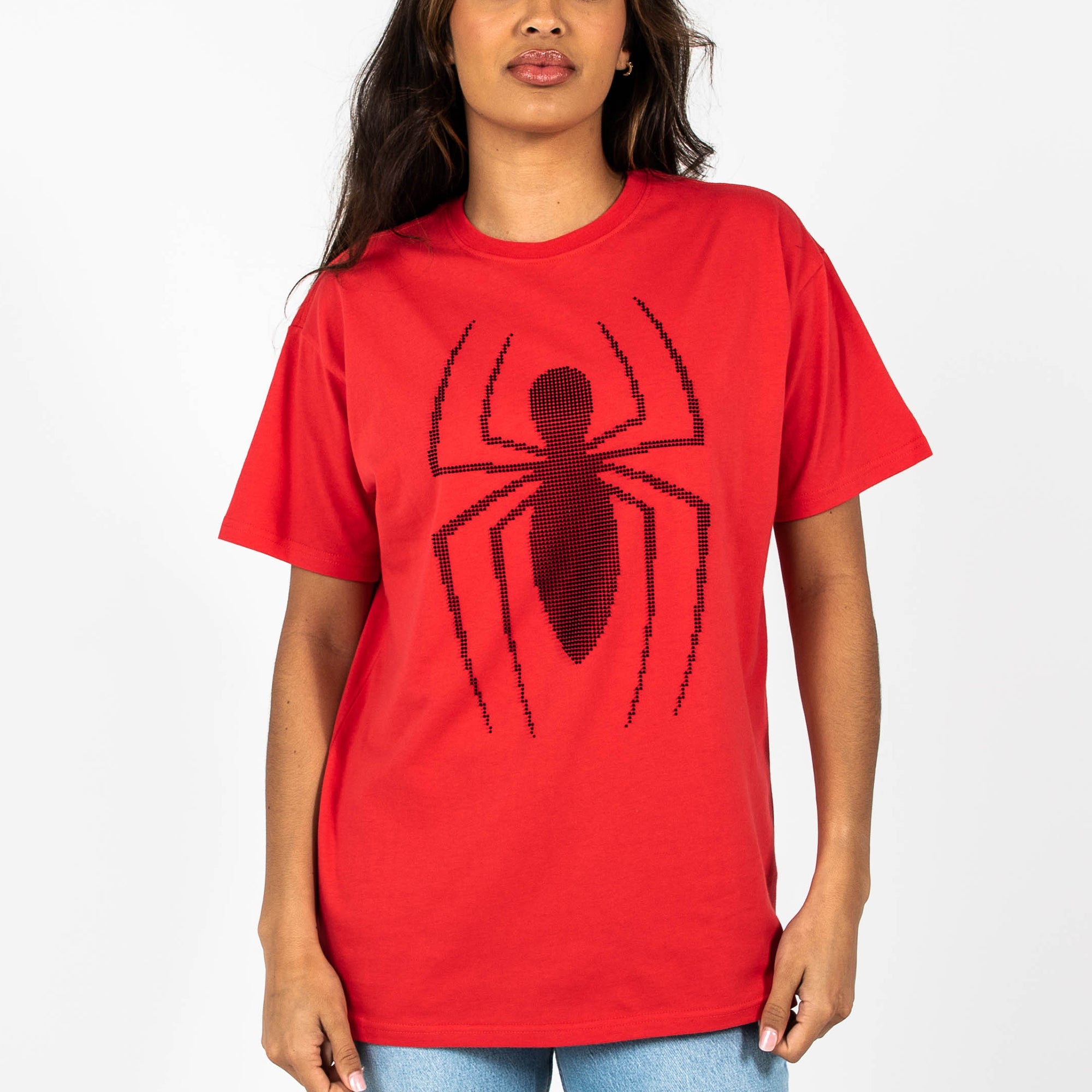 T-shirt Spider-Man à poils rouges
