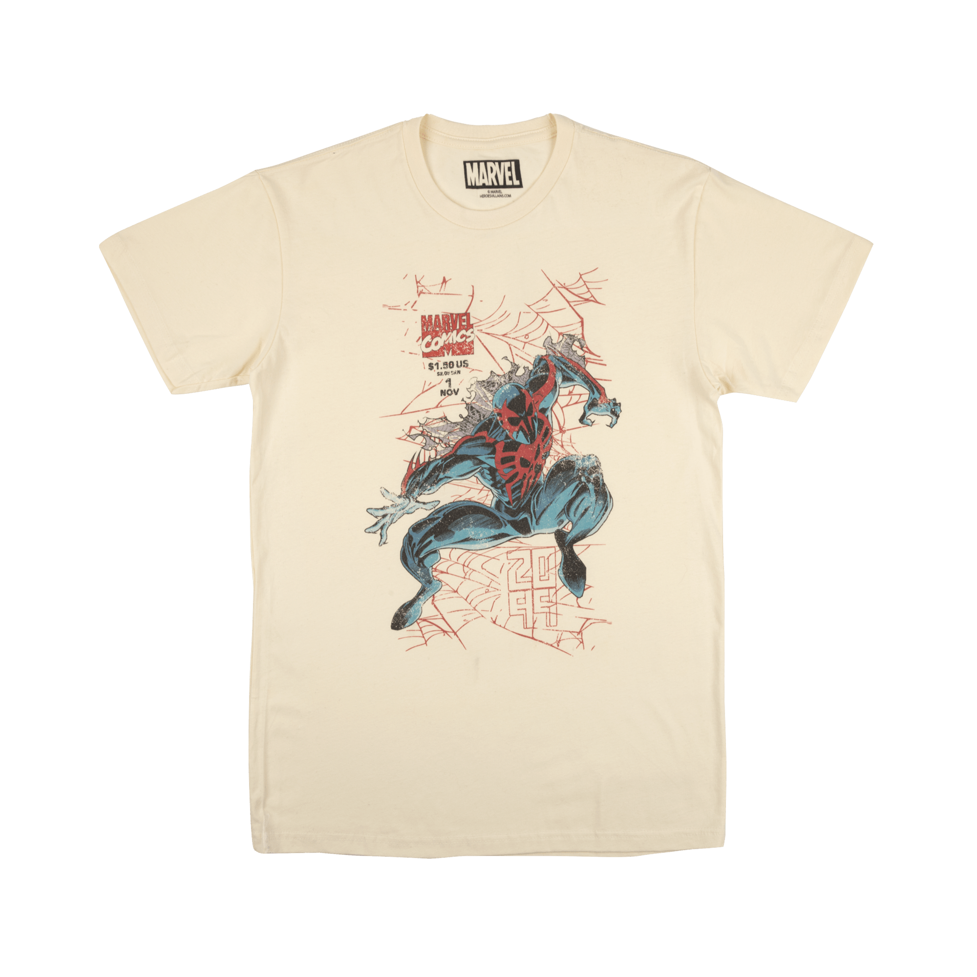 Spider-Man 2099 Cover Pose Natural Tee