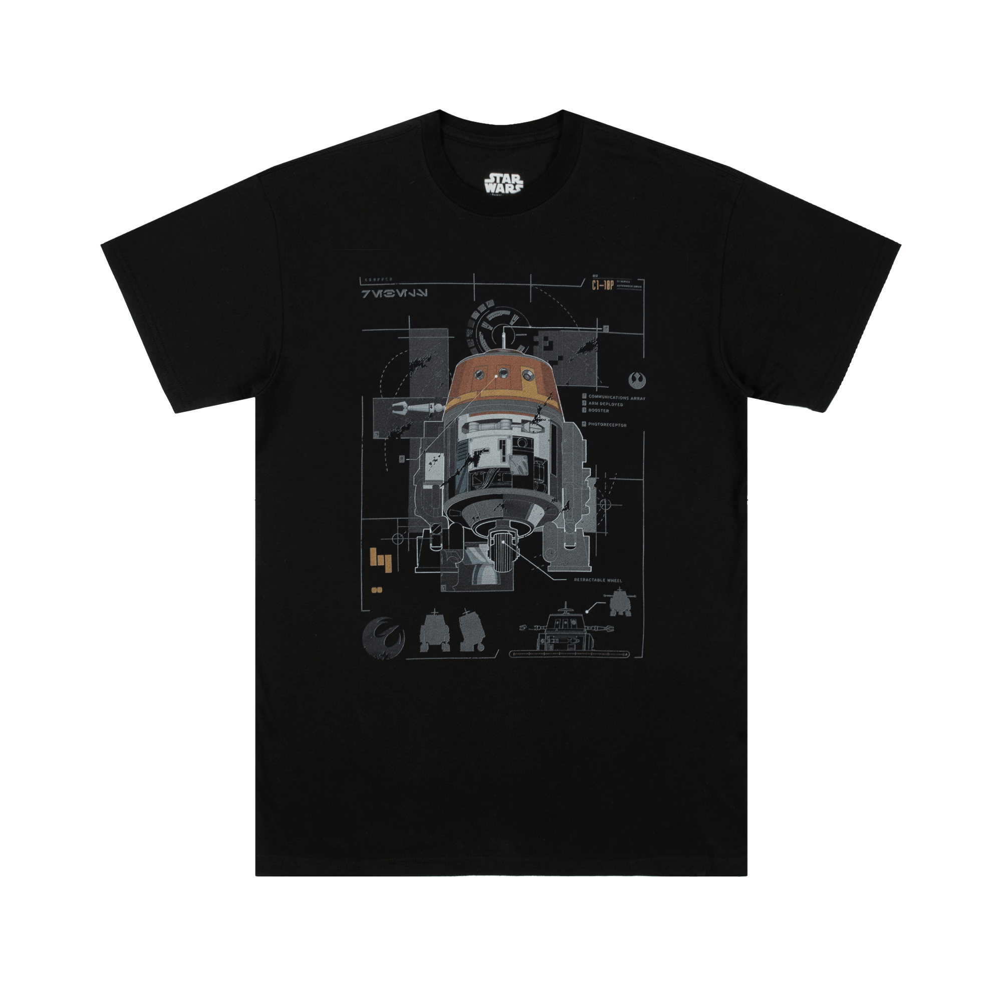 Chopper Blueprint Black Tee