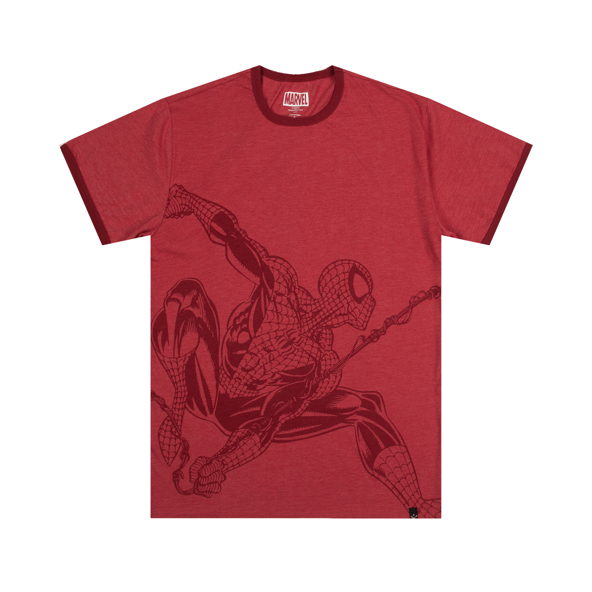 Spider-Man Web Slinging Red Tee