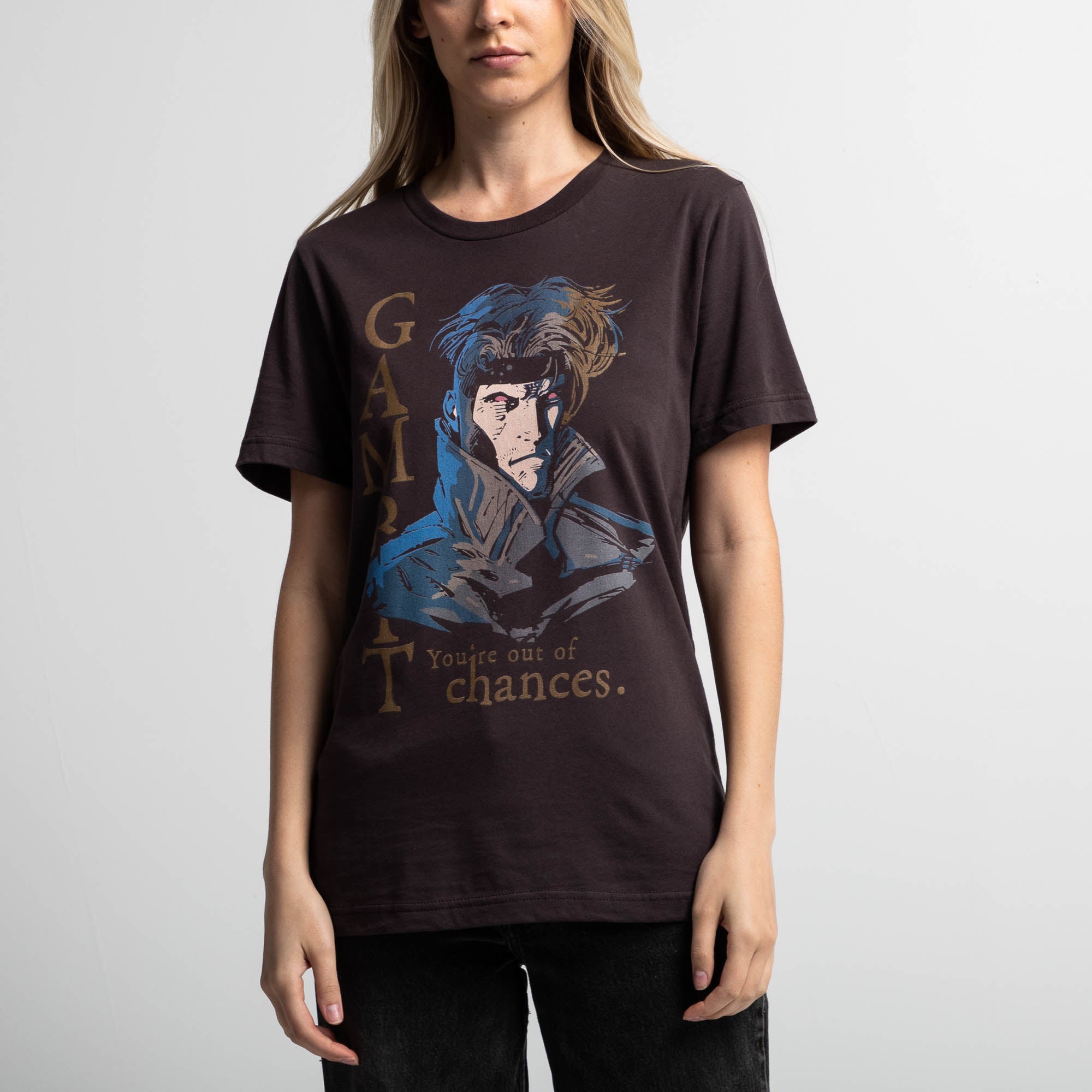 Gambit You're Out Of Chances Brown Tee