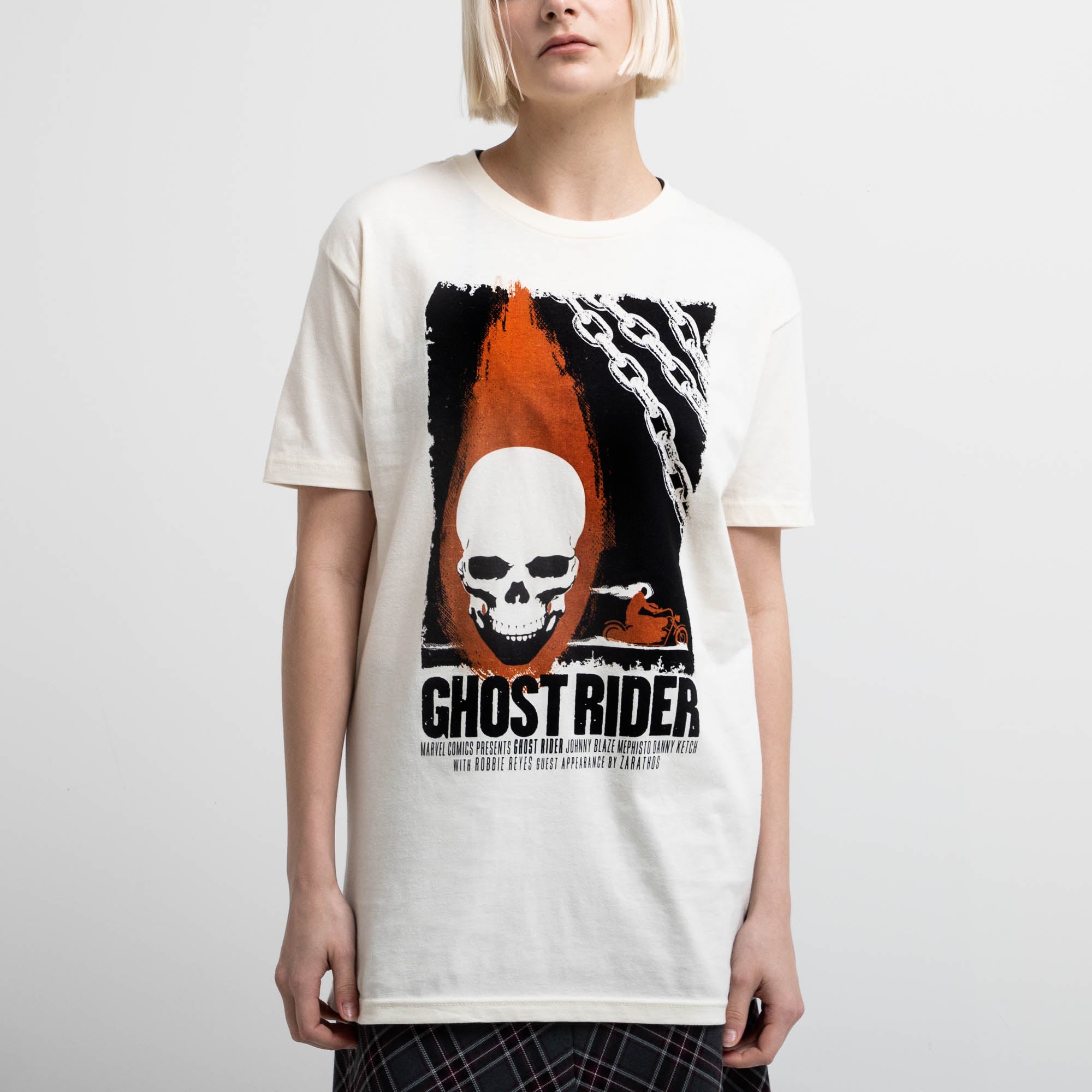 Ghost Rider Natural Grindhouse Poster Tee
