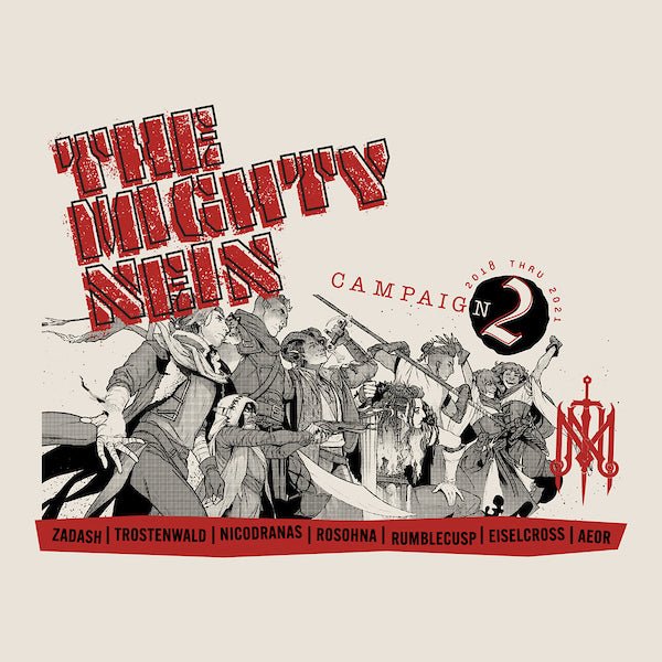 Mighty Nein Campaign 2 Natural Tee
