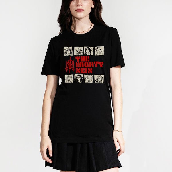 Mighty Nein Wildemount Tour Black Tee