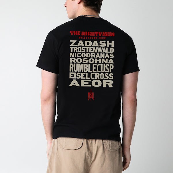Mighty Nein Wildemount Tour Black Tee