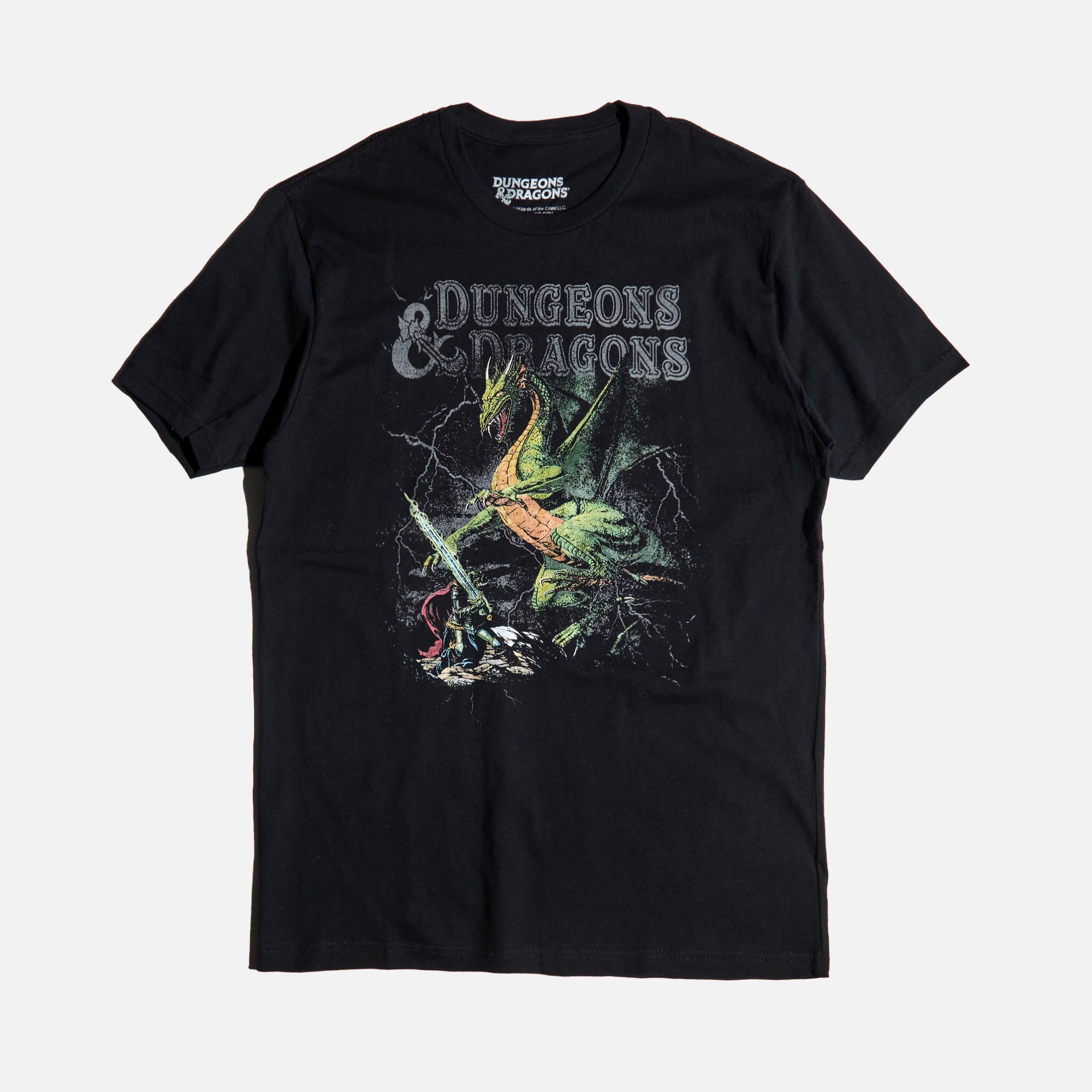 Vintage Companions Rules Green Dragon Black Tee
