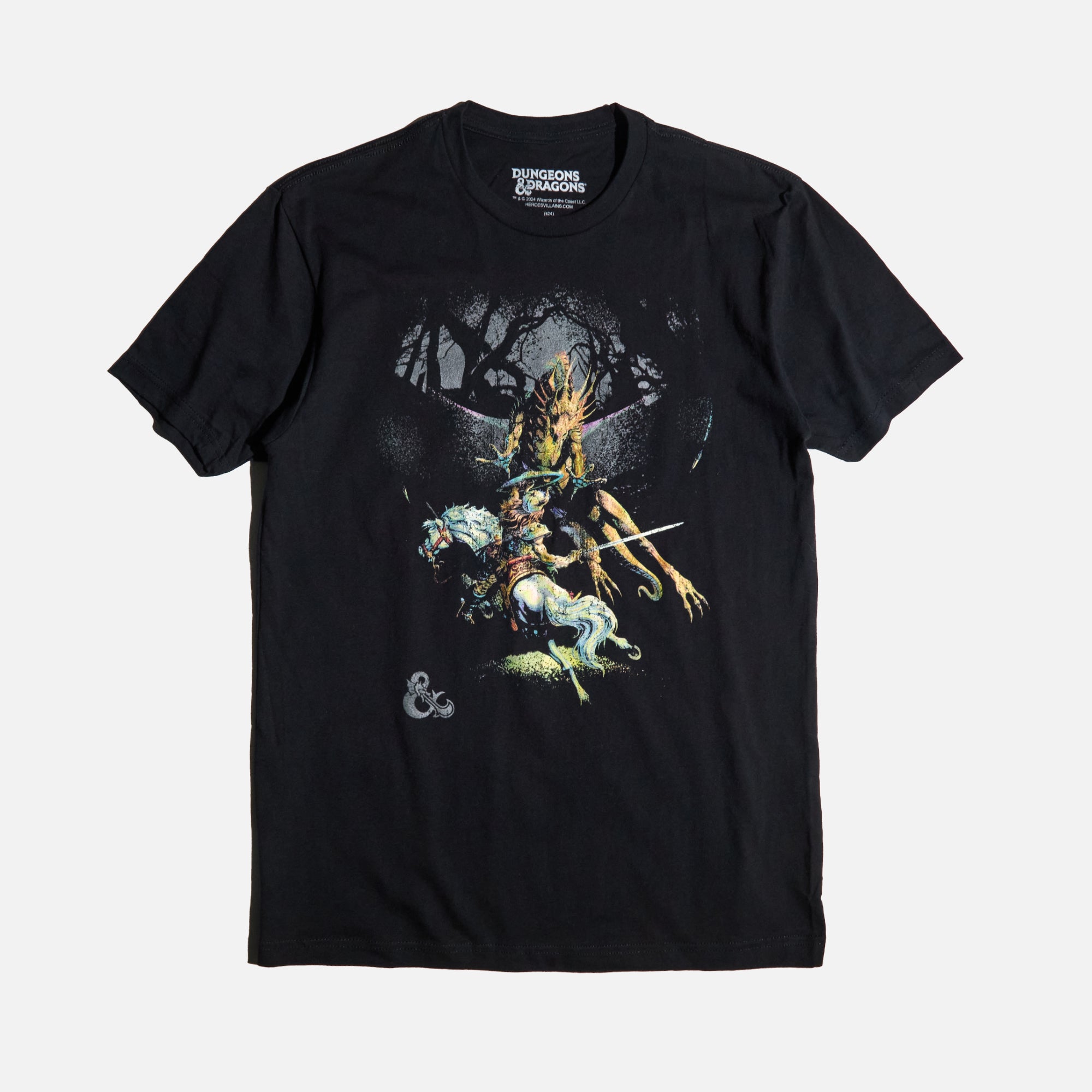 Vintage Expert Rules Gold Dragon Black Tee