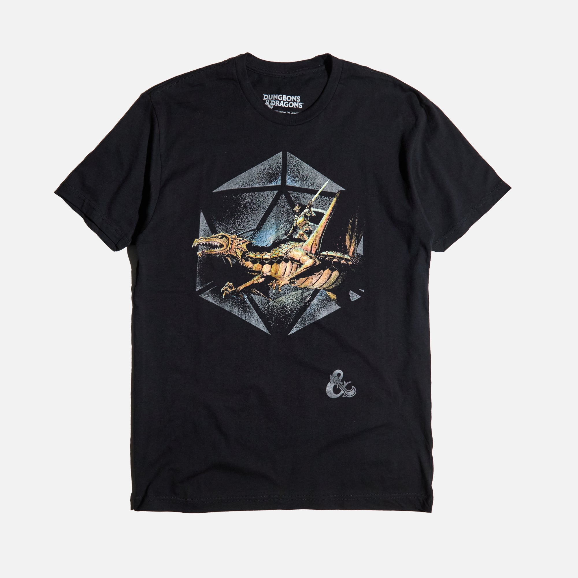 Vintage Master Rules Gold Dragon Black Tee