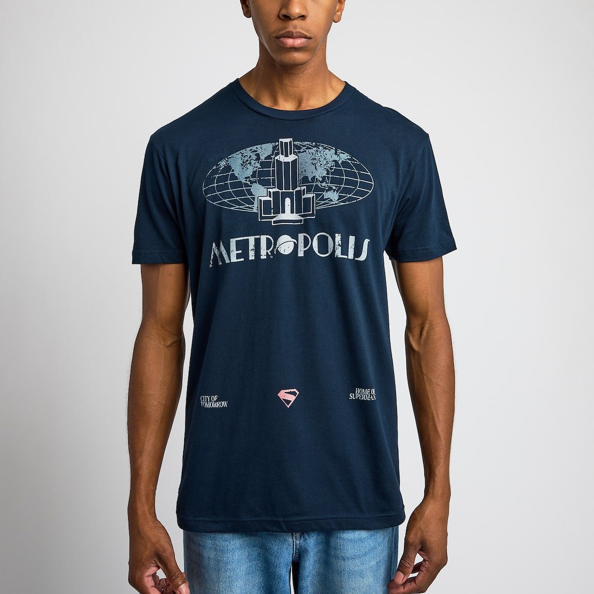 Superman 2025 Movie Metropolis Skyline Tee
