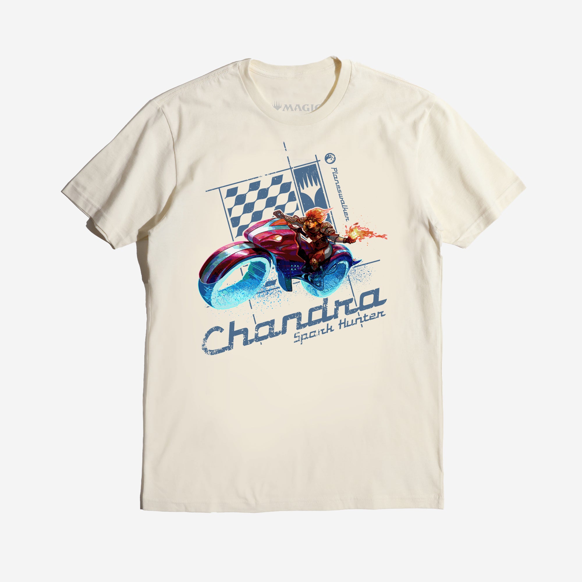 Aetherdrift Chandra Biker Natural Tee