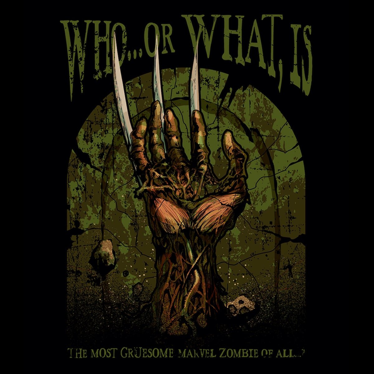 Marvel Zombies Wolverine's Hand Tee