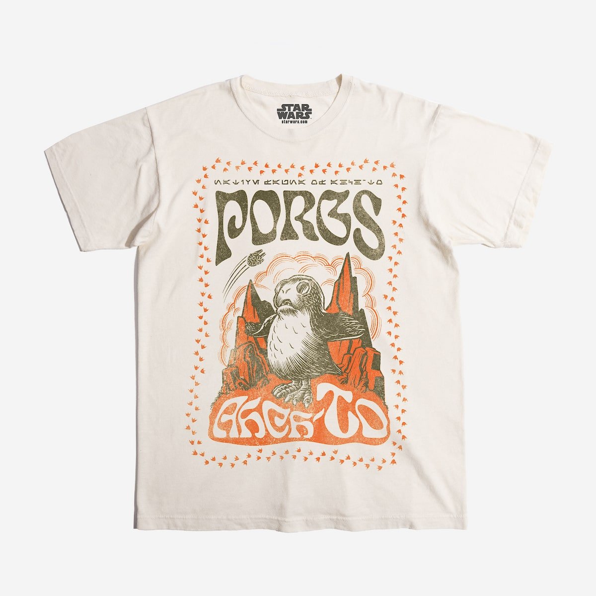 Star Wars Porgs Stamp Zine Tee