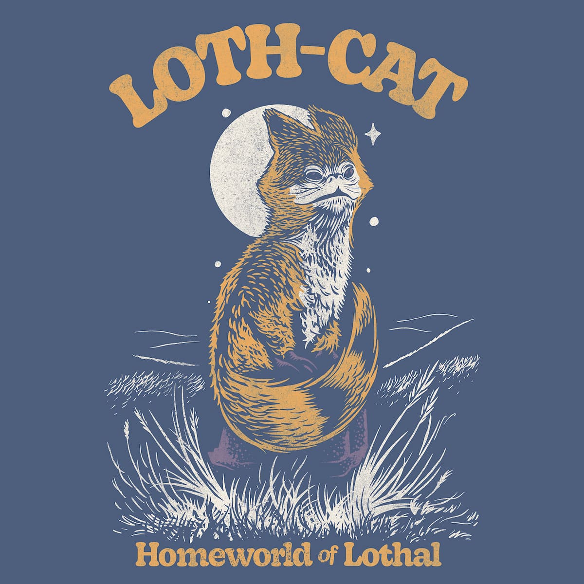 Star Wars Loth Cat Stamp Zine Tee