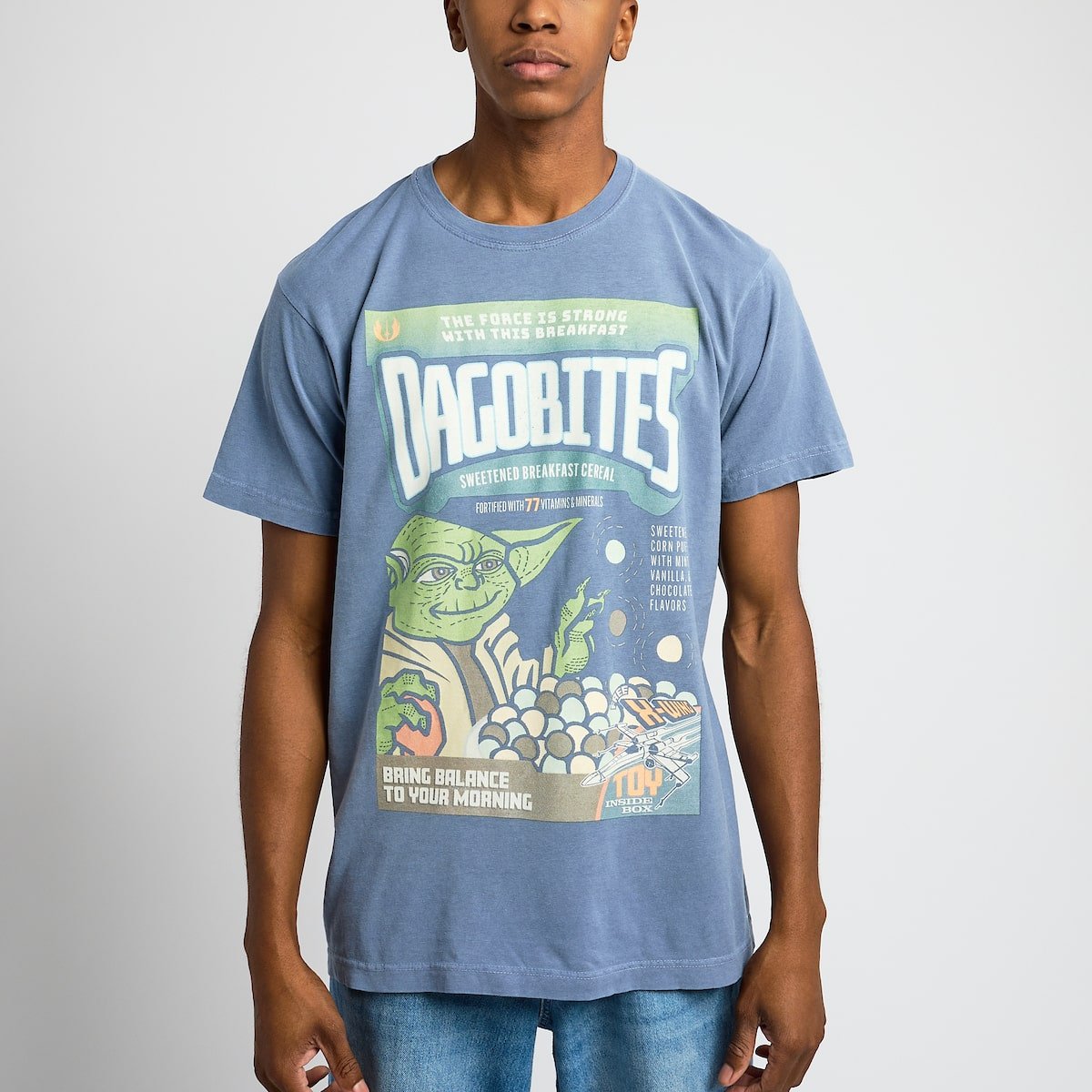 Star Wars Yoda Dagobites Cereal Zine Tee
