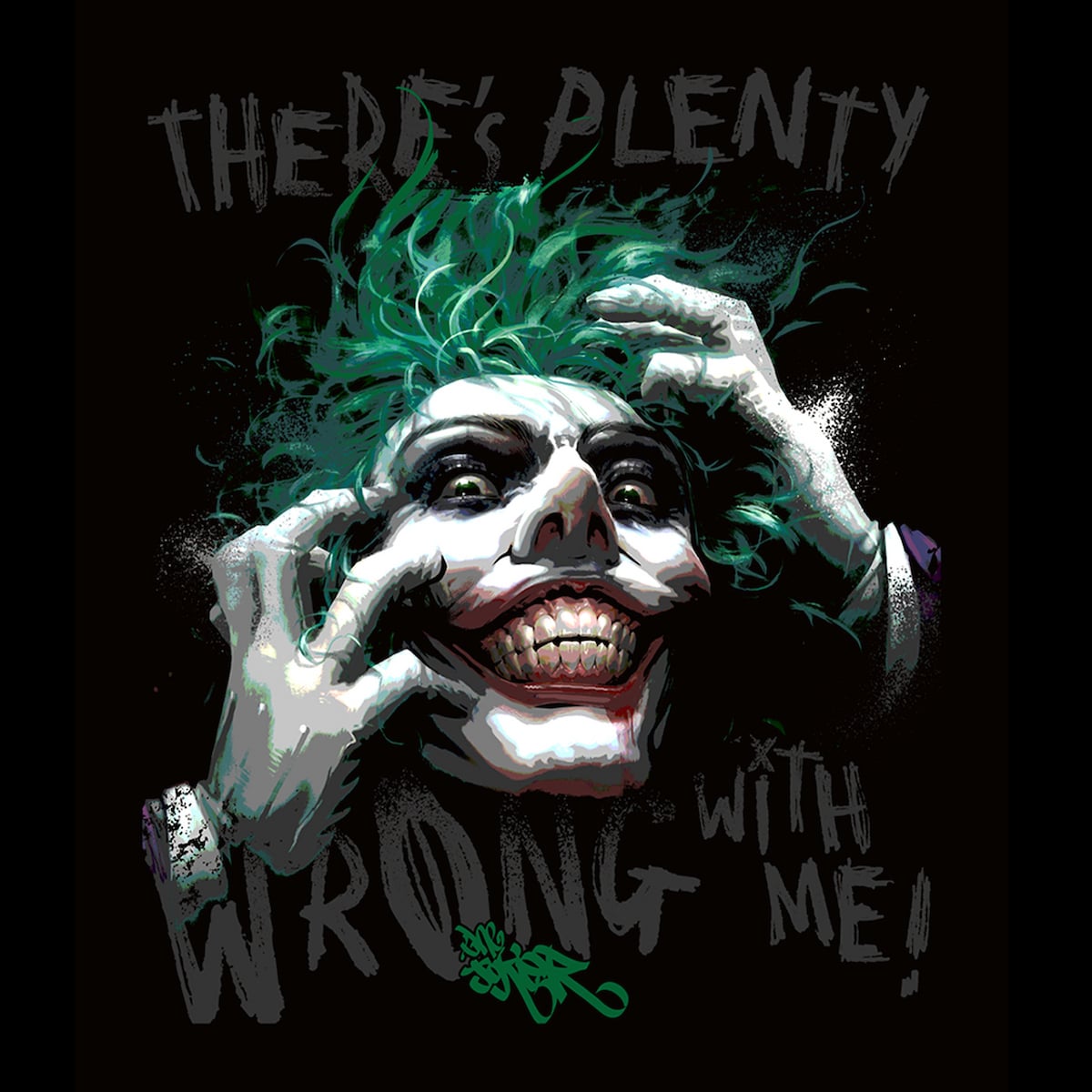 Batman Joker Insane Forge Tee