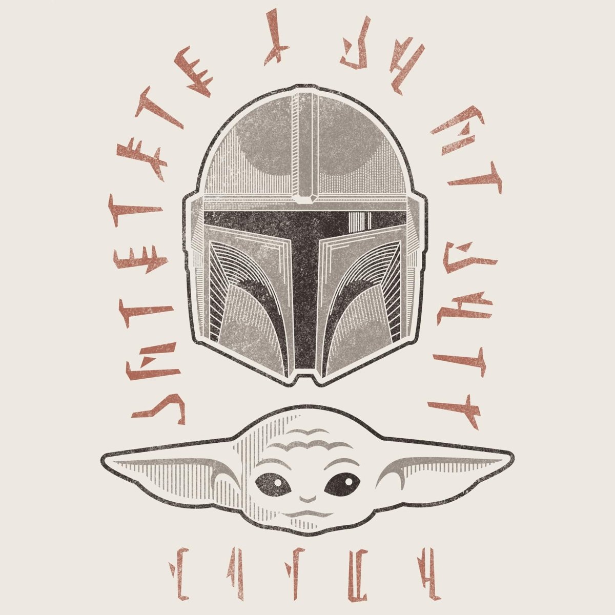 Star Wars Mando and Grogu Tee