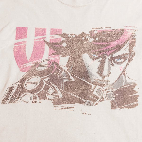 Faded Graphic of Vi from Arcane