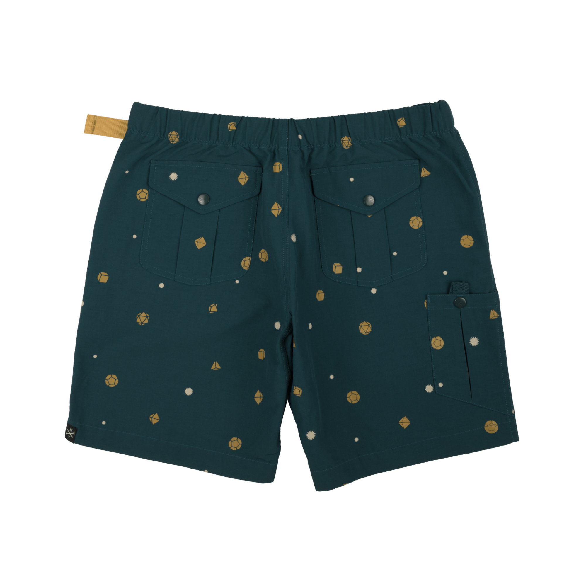 Dice Navy Belted Cargo Shorts