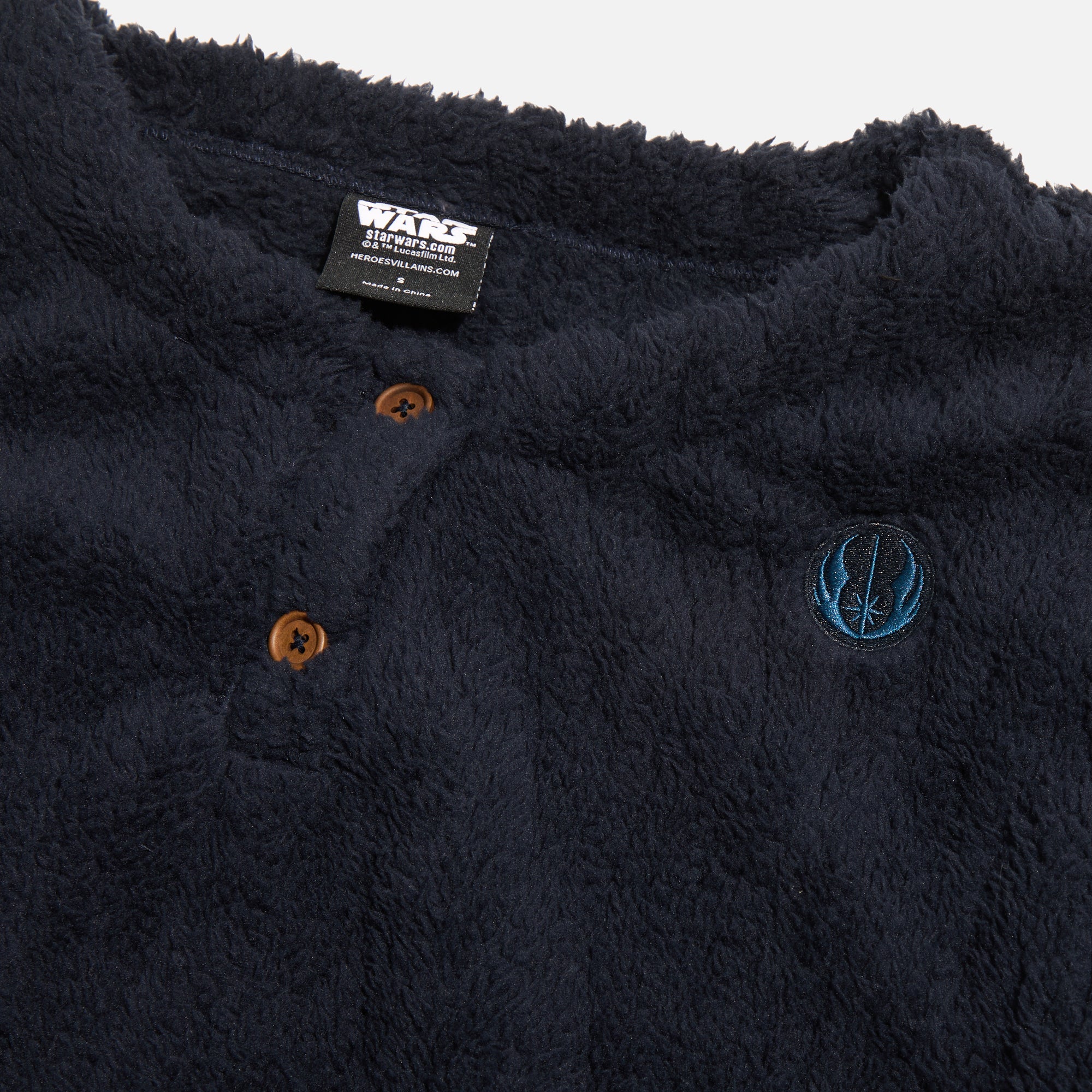 Jedi Navy Women's Fuzzy Pajama Set