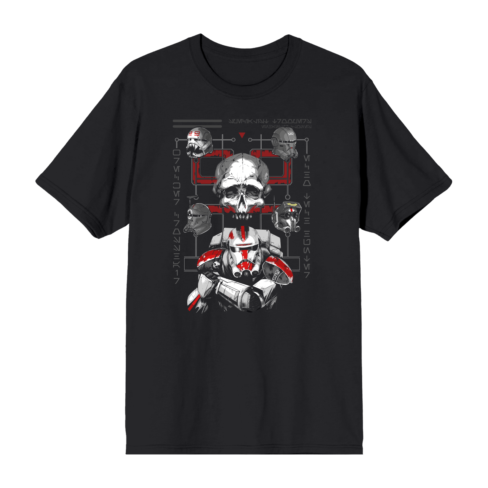 The Bad Batch Hunter with Skull and Helm Black