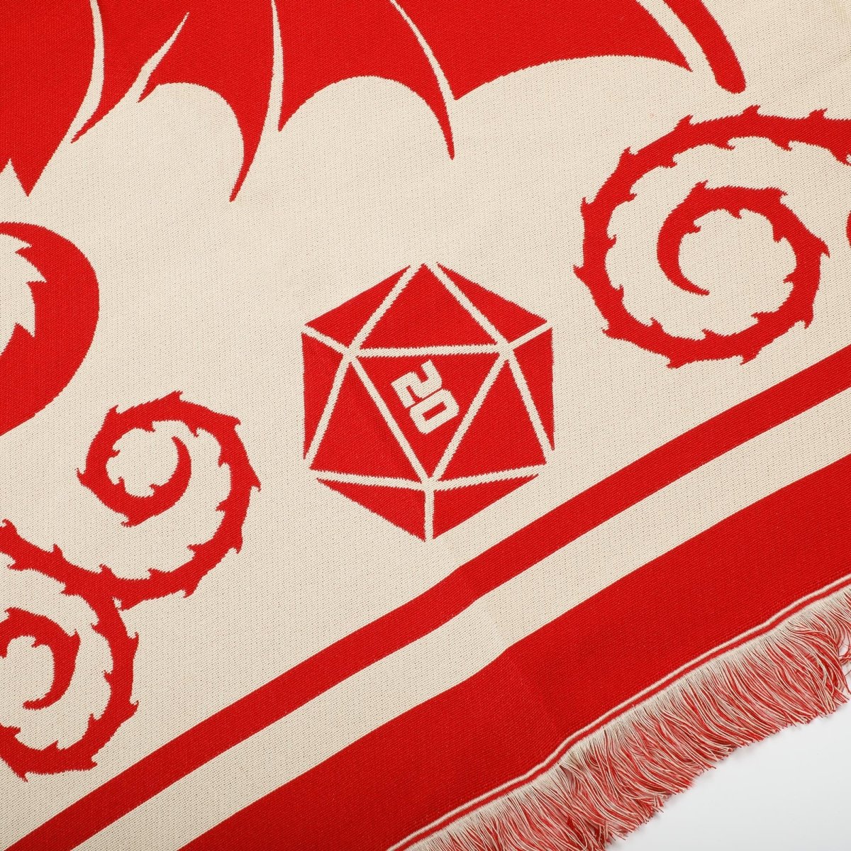 Dungeons & Dragons Roll to Hit Throw Blanket
