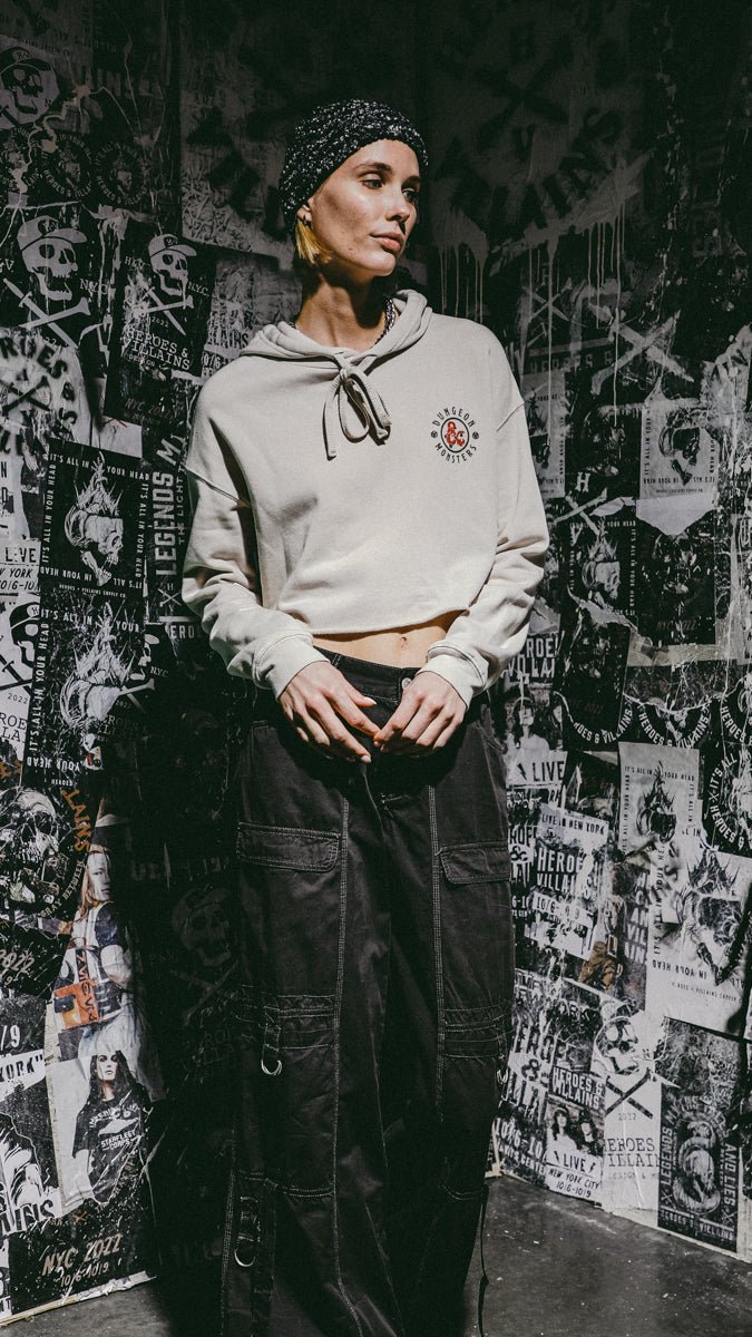 Sweat à capuche court Dungeon Monsters