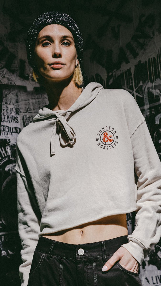 Sweat à capuche court Dungeon Monsters