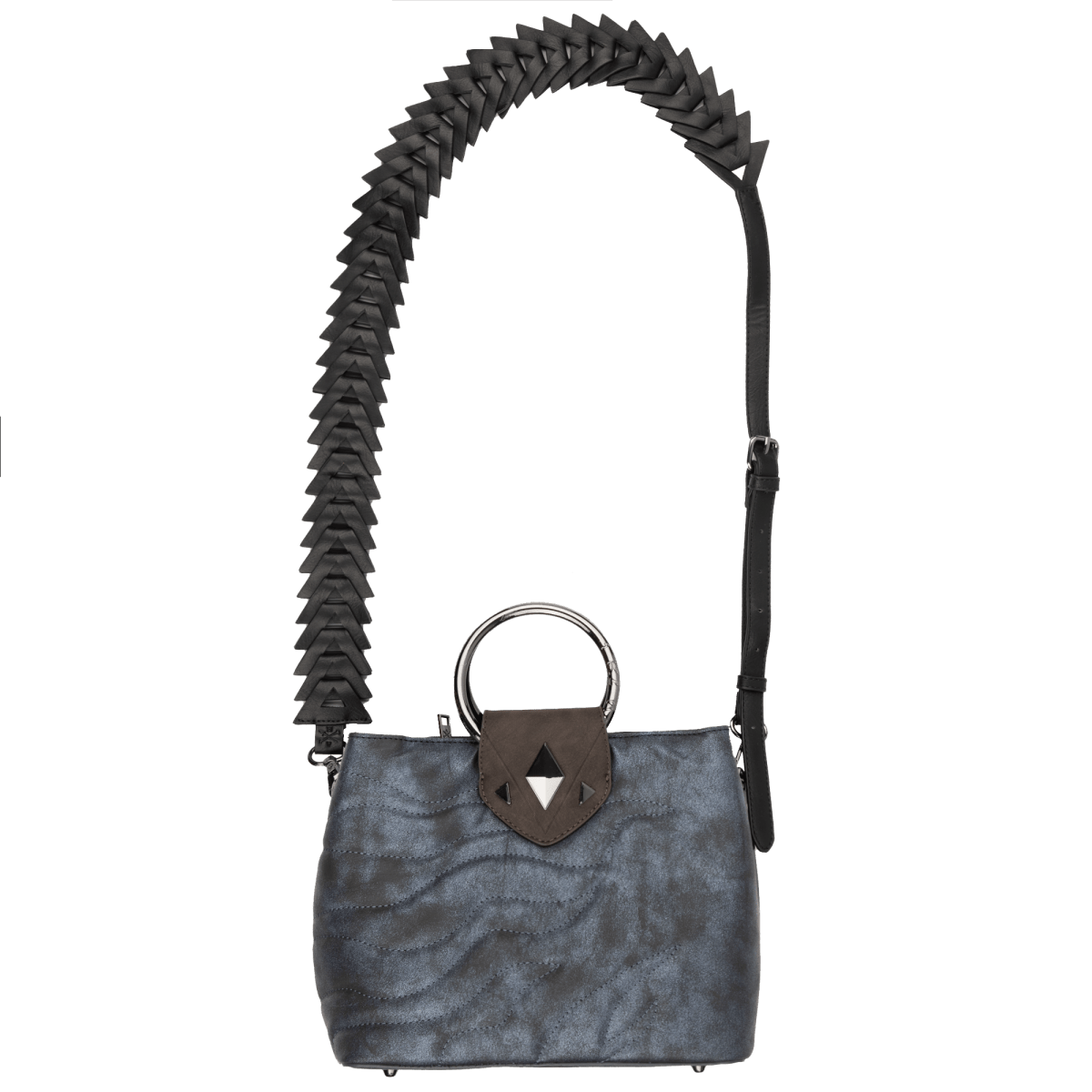 Ahsoka Metal Handle Handbag