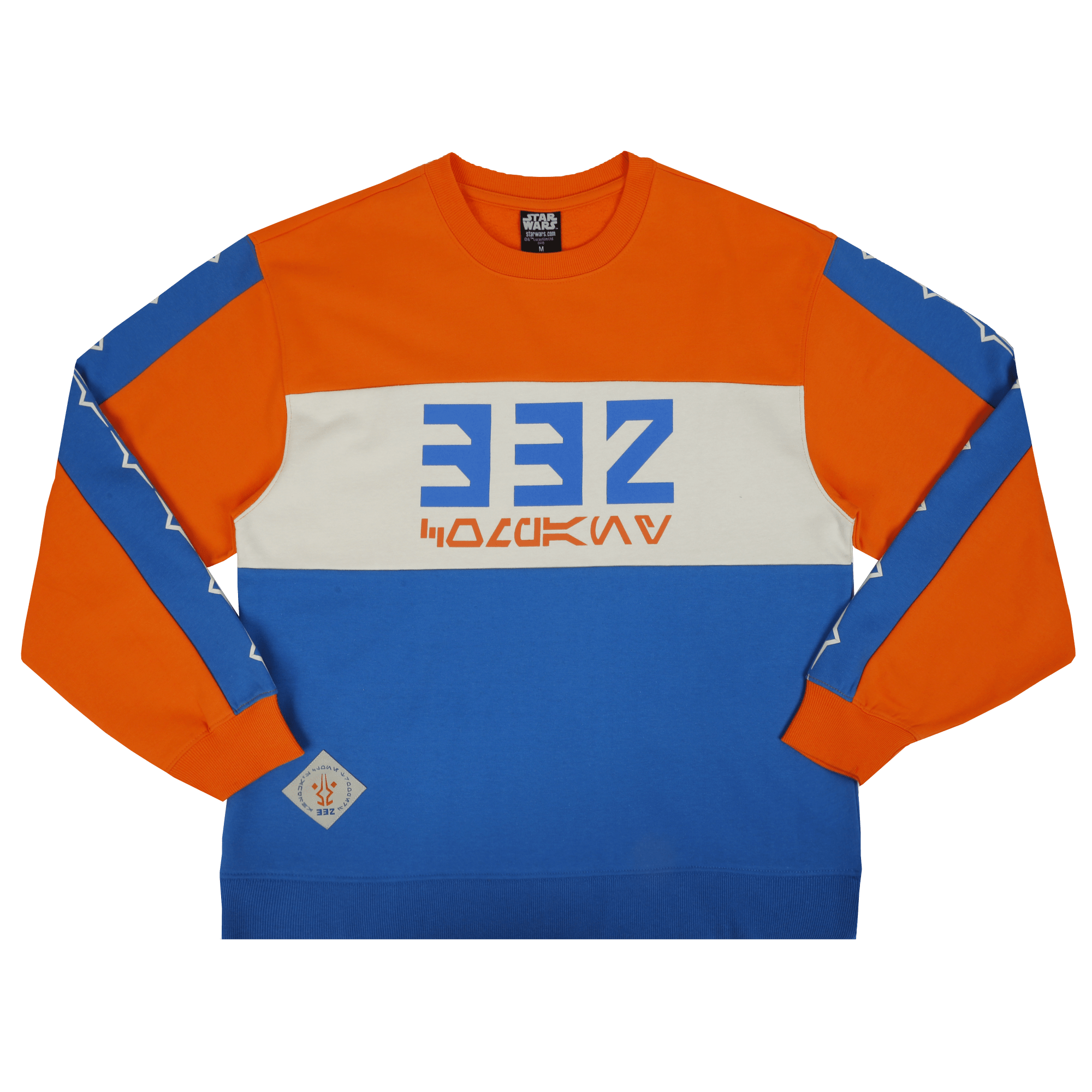 332 Company Colorblock Sweatshirt with long sleeves, ribbed crew neck, colorblock design, and screen printed Star Wars art.